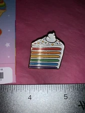 NeW RAINBOW Delicious SWEET TREATS Mystery Enamel PIN * Layer CAKE SLICE * RaRe
