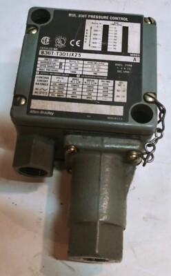 #ad Allen Bradley Pressure Switch 836T T301JX25 ser A 70 1000 PSI 5000 PSI Max 557 $49.00