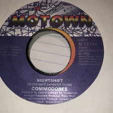 COMMODORES - Nightshift - NEAR MINT 1985 Canada Press 45