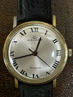 Vintage Movado Kingmatic Sub Sea 17J Watch Roman Numeral  display picture 3