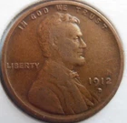 1912-D  Tough, SEMI-KEY Date,  VF Lincoln Cent - (12DSEH) FREE SHIPPING