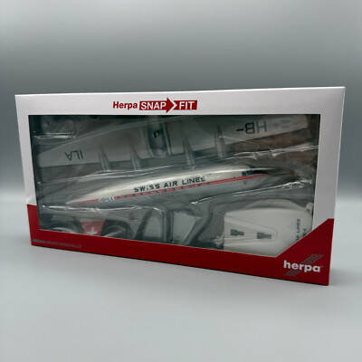 Swiss Air Lines DC - 4  Herpa Snap Fit 614030  Maßstab 1/125 Herpa