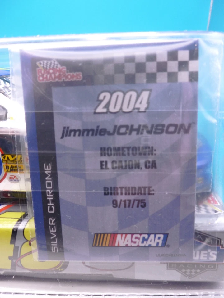 2004 年 1/24 预览赛车冠军 RC2 Jimmie Johnson Chrome Chase Lowes — 第 4/4 张图片