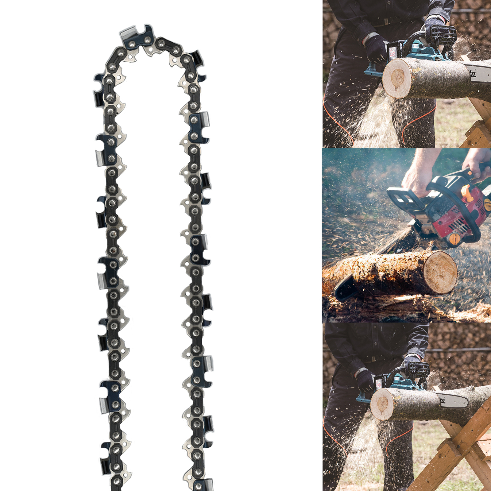 16 Inch Chainsaw Chain R56, 3/8" LP Pitch .043" Gauge 56 Drive