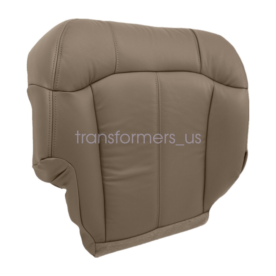 Front Leather Seat Cover Tan No Armrest For 2003-2006 GMC