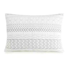 Better Homes & Gardens Embroidery Stripe King Sham (Pair), Gray
