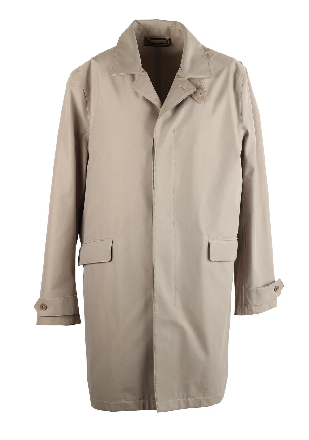 Loro Piana Beige Storm System Rain Coat Size XL / 54 / 44R U.S. Jacket New Wi...