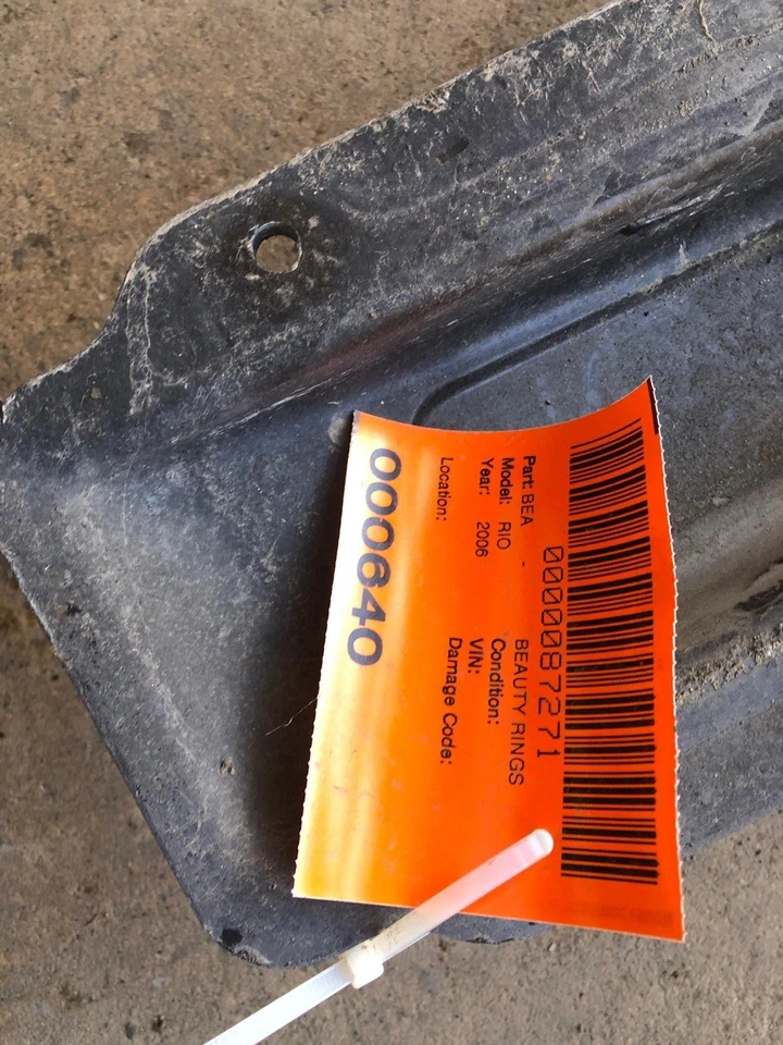 2006 - 2009 KIA RIO седан задний бампер усиление удара абсорбер лицевая панель - Изображение 2 из 4