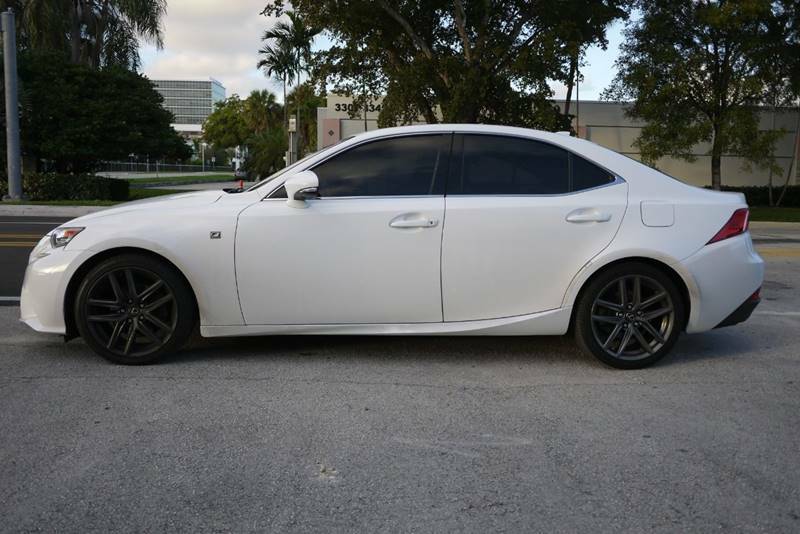 2015 Lexus IS Base 4dr Sedan 2015 Lexus IS250 White/Red Leather 45K Miles Loaded Ventilated