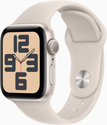 APPLE Watch SE 2023 GPS 44 mm Aluminium Sportband Polarstern MRE43QF/A B-WARE