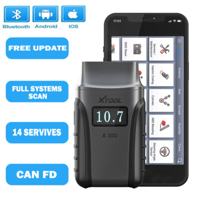 XTOOL A30D Profi KFZ OBD2 Diagnosegerät Fehler Auslesegerät 14Funktion Bluetooth