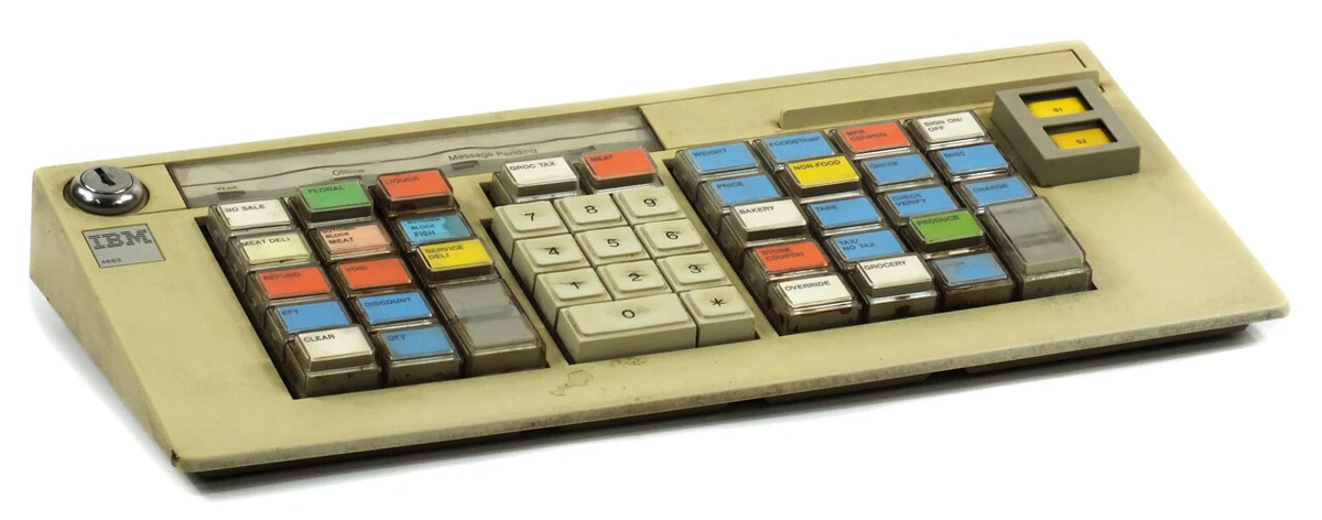 IBM 4783896 4683-P21 Programmable POS Keyboard 59G9063 - No Cable 
