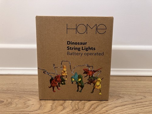 Dinosaur String Lights With Original Box & Batteries - Sainsbury’s HOME (NEW) - Picture 3 of 15