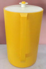 Vintage Yellow Tupperware Push Button Pitcher~ White Lid~1 Gallon~1416-2 — photo 4