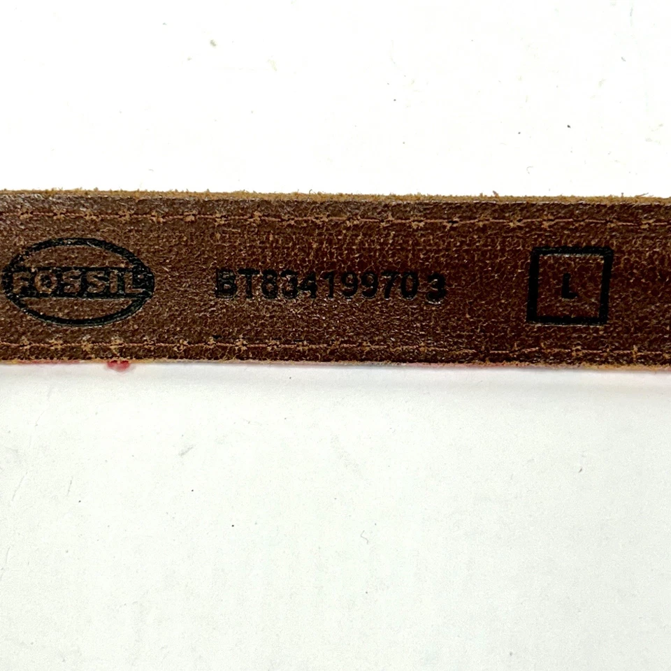 Fossil Womens Multicolor Striped Concho Large Belt (H9) - Image 4 of 4