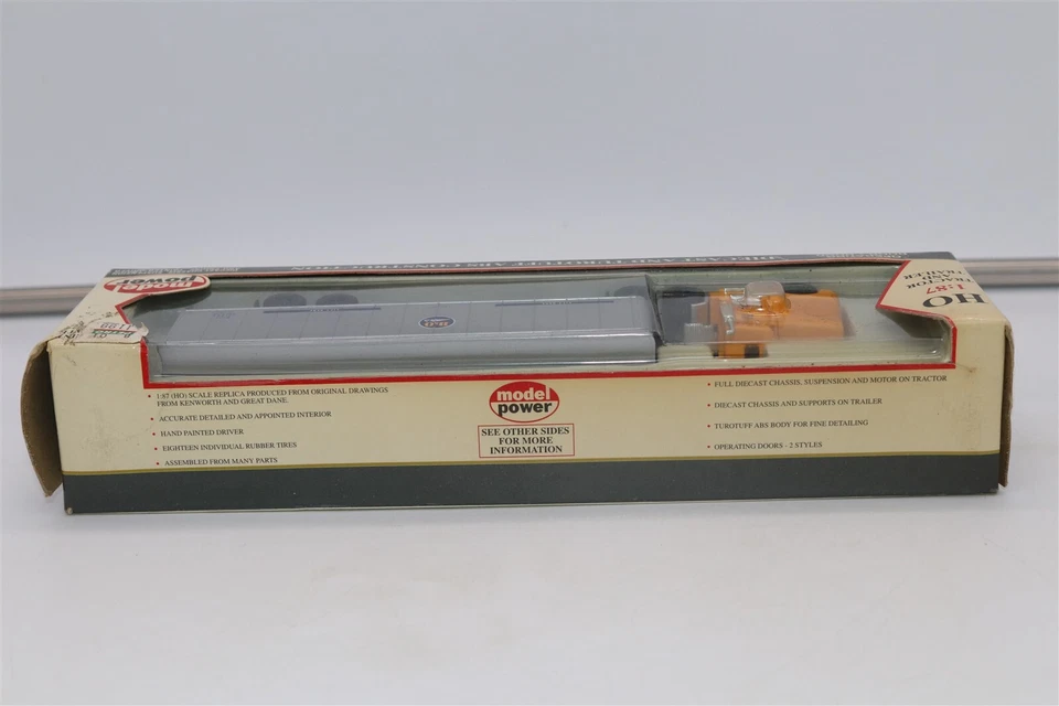 DIECAST 1:87 HO SCALE - TRACTOR AND TRAILOR - B&O - MODEL POWER - NIP - - Image 4 of 4