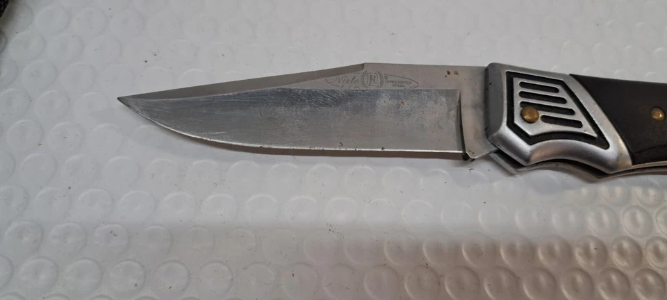 NAVAJA DE BOLSILLO VINTAGE NIETO 440C ARTESANAL ESPAÑA CON FUNDA Foto 4 de 4