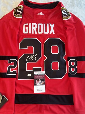 Claude Giroux Autographed Signed Jersey Ottawa Senators JSA