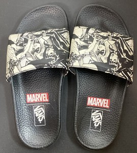 vans x marvel slide on