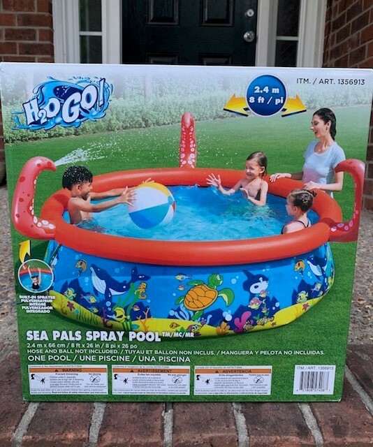 h2o inflatable pool
