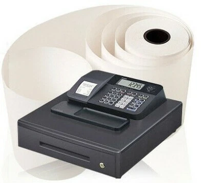 MY SHOP FITTINGS LTD. Till Machine ROLLS PDQs Thermal Till Rolls 57 x 57mm x12.7mm Packs of 20