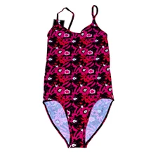 Ethika New With Tags Women's Pull-On Bodysuit "Floral Camo" Size Small