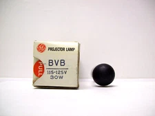 BVB Projector Projection Lamp Bulb 115-125V 30W  GE  *AVG 25-HOUR LAMP*