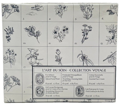 Diptyque L art du Soin Collection Voyage  RARE set