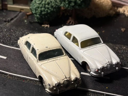 VINTAGE CORGI TOYS JAGUAR 2.4 LITRE SEDANS X2