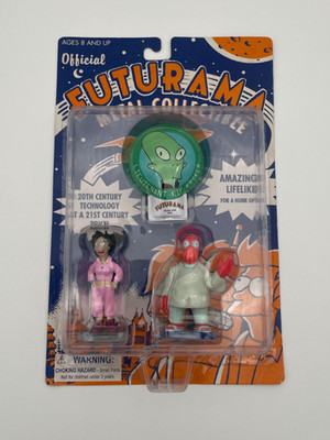 Futurama - Official Metal Collectible | Rocket USA | AMY WONG & DR ZOIDBERG