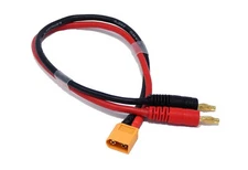 MT Racing XT60 to Banana Plug 12" Charge Lead MTR1002