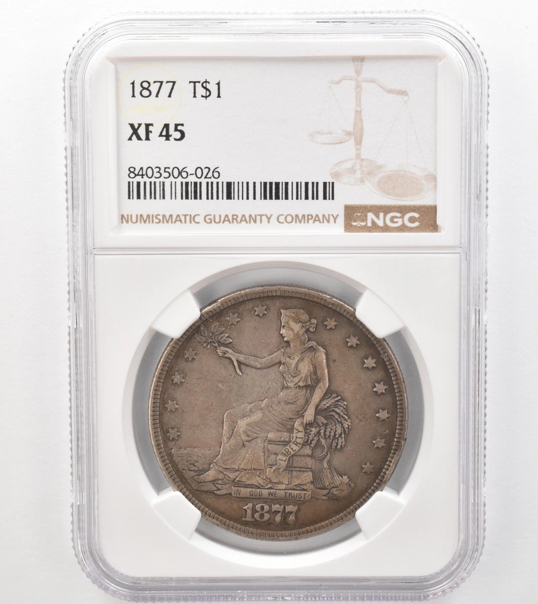 1877 Year Grade XF 45 US Trade Dollars (1873-1885) for sale | eBay