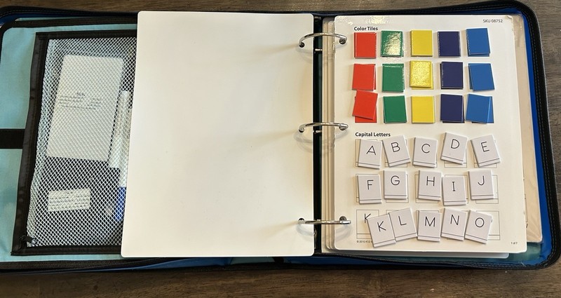 Phonics Tiles & Binder for PreK, K, And 1st Grade  