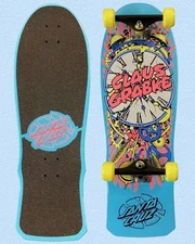 Santa Cruz 50th Anniversary Grabke Exploding Clock Custom Complete Skateboard