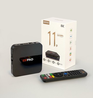 EVPAD 11P 8K Android TV Box 4GB+64GB Dual WiFi 6 Gigabit Streaming Player