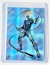 Ghost Rider Limited Edition Artist Signed “Marvel Comics” Refractor Card 1/1
