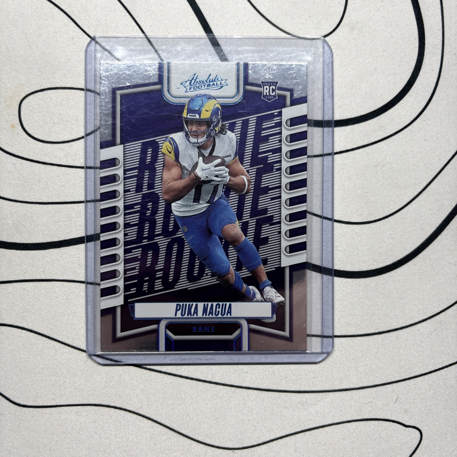 2023 Panini Absolute Rookies Teal Puka Nacua #189 Rookie RC 🔥🔥