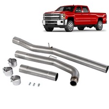 4 Turbo Diesel Exhaust Pipe For 2011-2015 Silverado Sierra 25003500hd Lml 6.6l