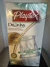 Playtex Baby Drop-ins Liners Baby Nurser Bottles 8-10oz 100t New/Sealed