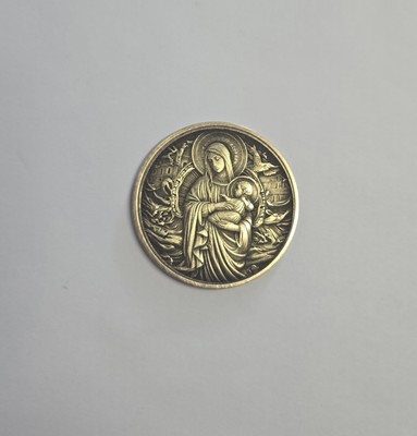 Virgen de la Caridad del Cobre Pocket Coin, 40mm Challenge Coin 99% Pure Brass
