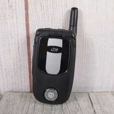 Motorola i710 - Black and Silver  Nextel  Rare PTT iDEN Flip Phone - UNTESTED
