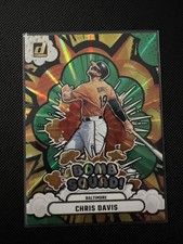 2025 Panini Donruss - Bomb Squad Chris Davis #1 Green Laser