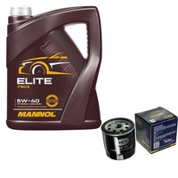 SCT Inspektionspaket 5L Mannol 5W-40 FüR Opel Meriva Astra H 1.6 1.8 2.0 Turbo