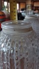 Set of 4 Vintage Pendant Lead Crystal Glass Lamp Shades  — photo 4