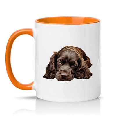 Brown Cocker Spaniel Hund Unisex 11 Unzen Keramiktasse Hundeliebhaber Haustierbesitzer Geschenk
