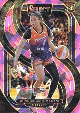 2025 Panini Select WNBA #156 Monique Akoa Makani Pink Ice Prizms