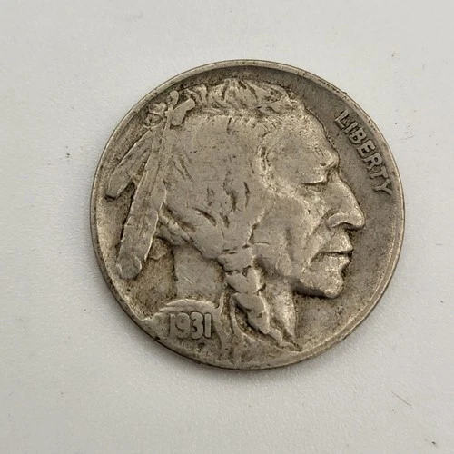 1931 S Buffalo Nickel VF Condition Very Fine Solid Coin Semi Key