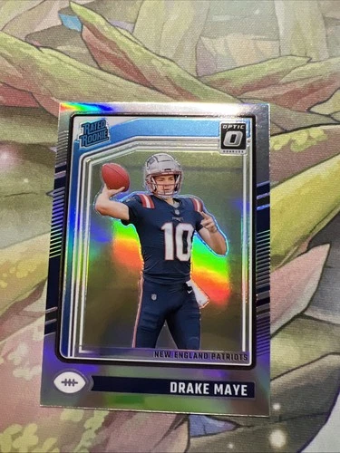 Drake Maye Rated Rookie Silver Optic