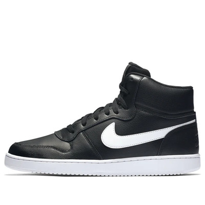 NIKE EBERNON MID AQ1773 BASKETBALL SHOES BLACK WHITE NOLID BRAND NEW MEN SIZE 12