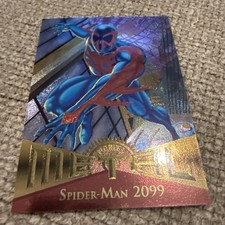 Marvel Metal 1995 Fleer Spider-Man 2099 Power Grid Trading Card 53 Vintage